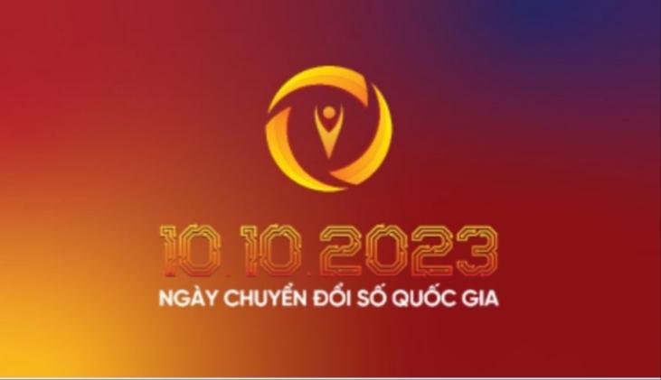 Chuyển đổi số quốc gia Bộ nhận diện hưởng ứng Ngày Chuyển đổi số quốc gia 10.10.2023