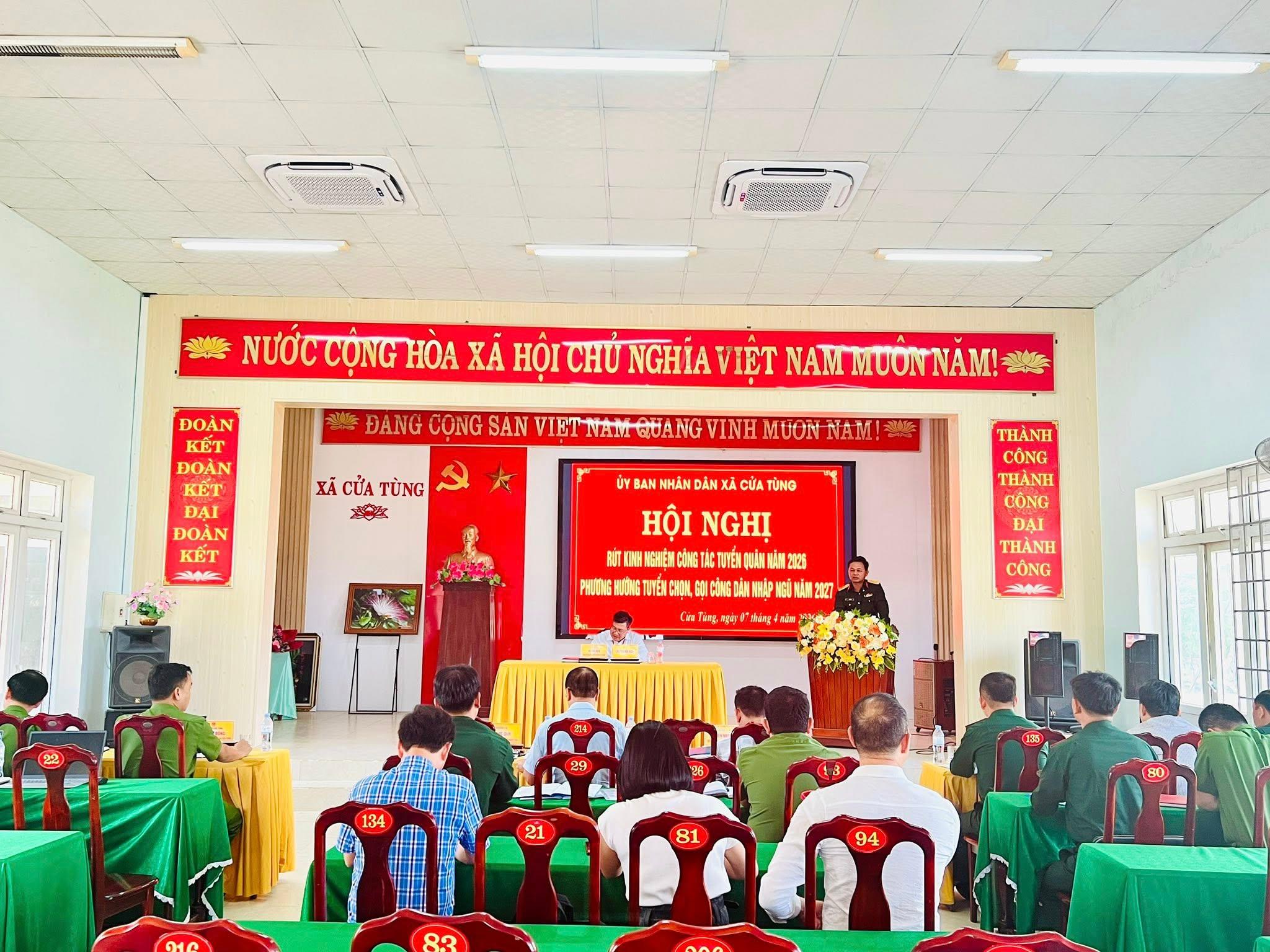 Hội nghị rút kinh nghiệm công tác tuyển chọn, gọi công dân nhập ngũ năm 2026, triển khai nhiệm vụ năm 2027