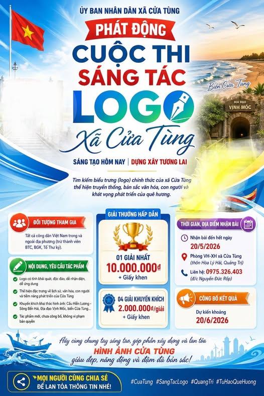 Phát động Cuộc thi sáng tác biểu trưng (logo) xã Cửa Tùng