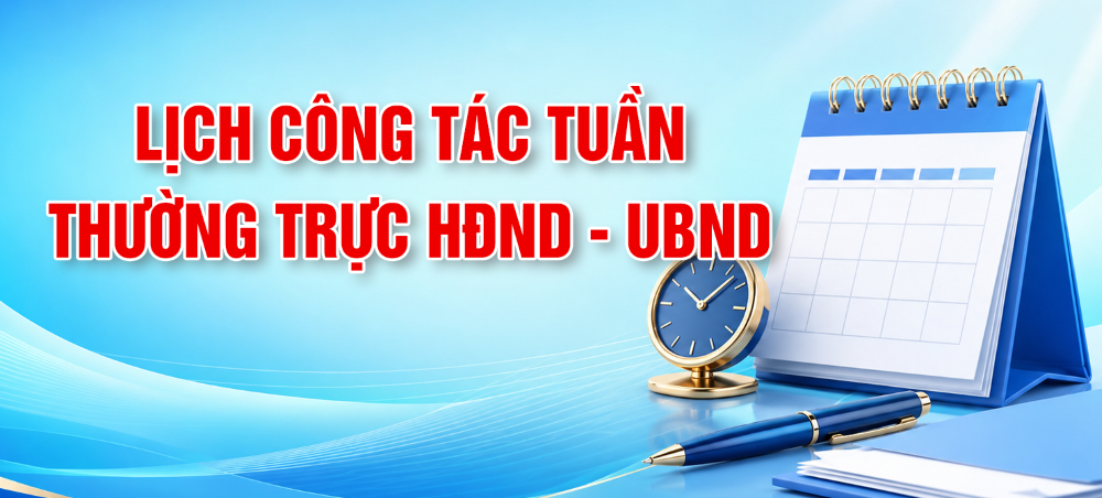 LỊCH CÔNG TÁC CỦA THƯỜNG TRỰC HĐND VÀ UBND XÃ CỬA TÙNG ( Tuần 1 tháng 8 năm 2026. Từ ngày 03/8/2026 đến ngày 09/08/2026)