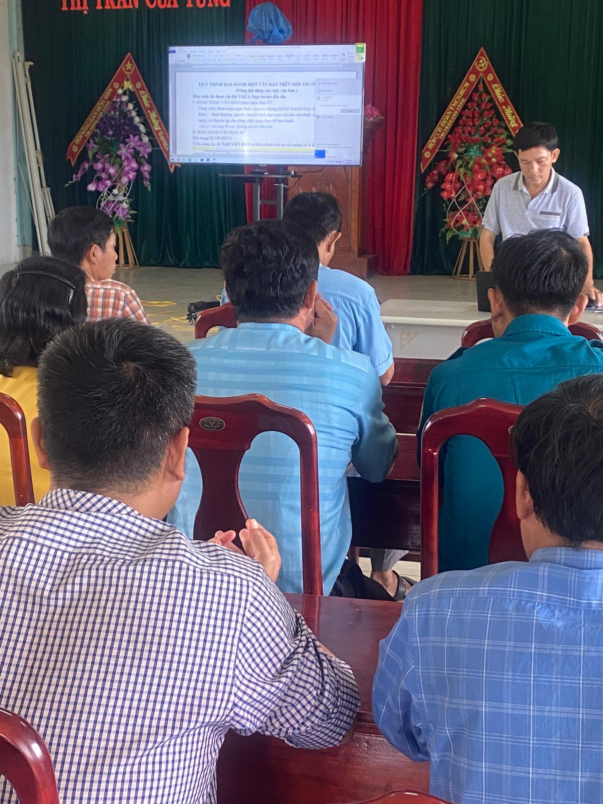 UBND thị trấn Cửa Tùng xây dựng Kế hoạch số 20/KH-UBND về tự kiểm tra công tác CCHC năm 2024