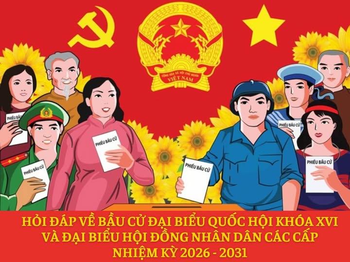 KỲ 1: Hỏi - đáp về bầu cử quốc hội khóa XVI và đại biểu HĐND các cấp nhiệm kỳ 2026- 2031