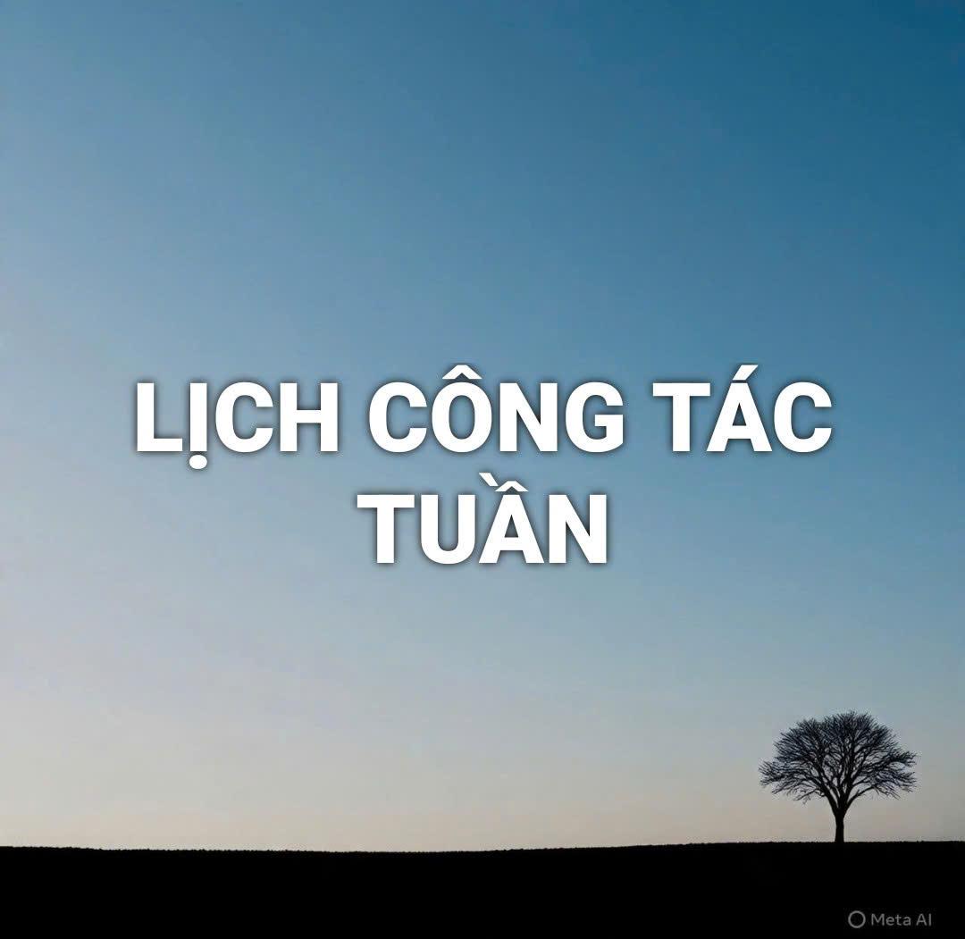 Lịch công tác của thường trực HĐND và UBND xã Cửa Tùng (Tuần 2 tháng 12 Từ ngày 08/12/2025 đến ngày 14/12/2025)