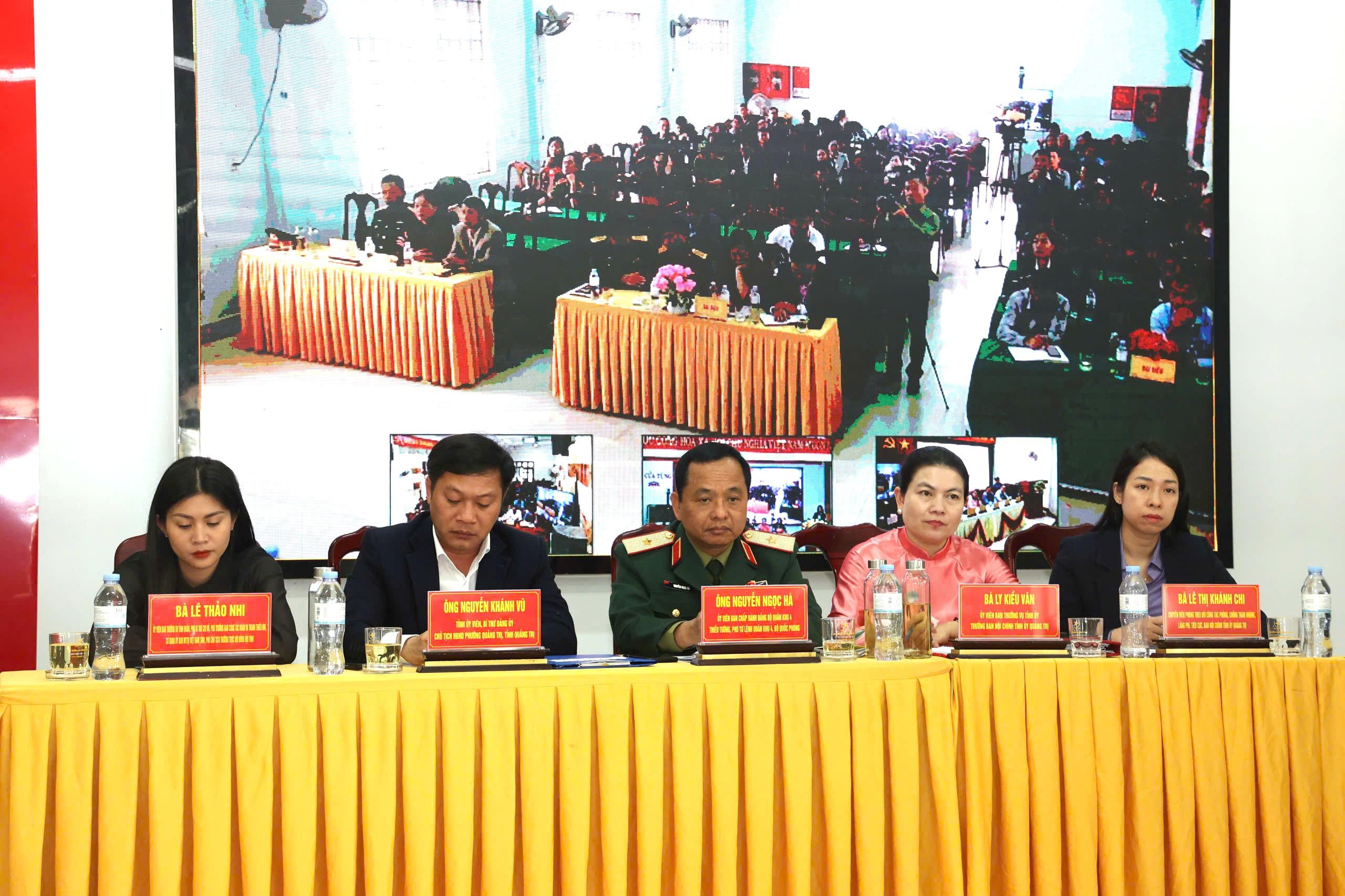 Đơn vị bầu cử số 02 đại biểu Quốc hội khóa XVI và Hội đồng nhân dân tỉnh Quảng Trị nhiệm kỳ 2026 - 2031 tiếp xúc cử tri tại xã Cửa Tùng và xã Vĩnh Hoàng