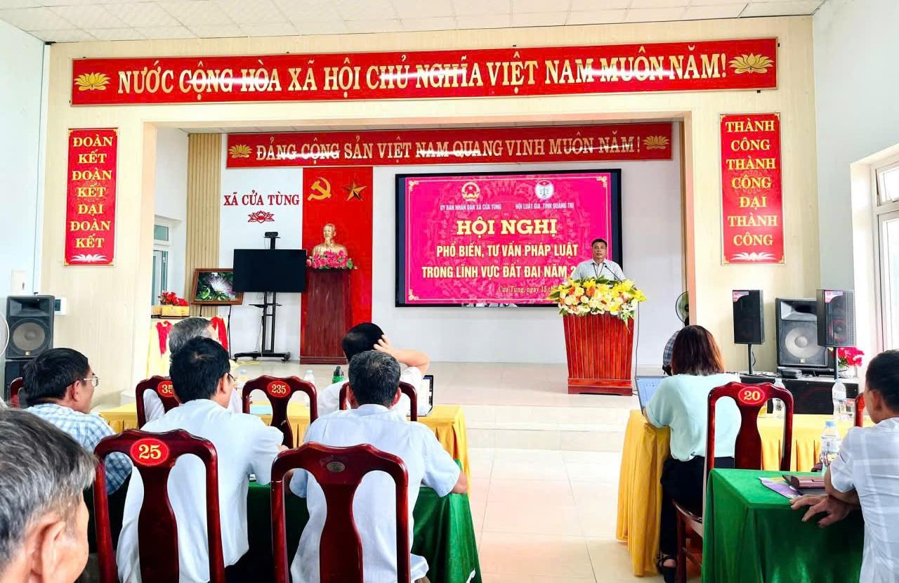 Xã Cửa Tùng: Đưa pháp luật về đất đai đến gần hơn với Nhân dân